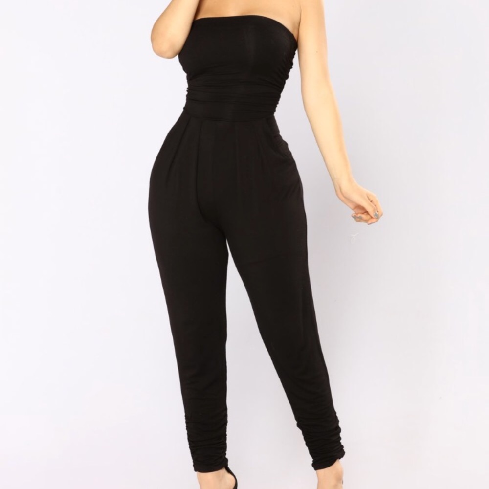 Black Tube Jumpsuit